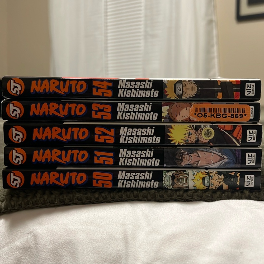 Naruto Manga Vol 50-54